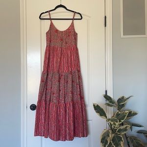 Roller rabbit Floral print loose gypsy dress